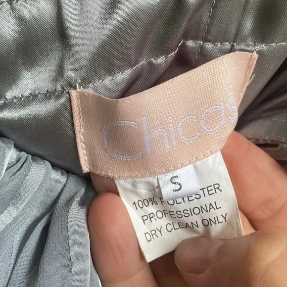 Gown Silver Striped - Picture 7 of 8